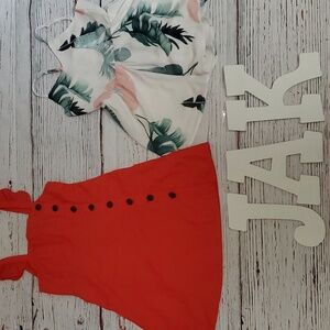 SHEIN GIRLS CUTE DRESS AND ROMPER 🤍❤️